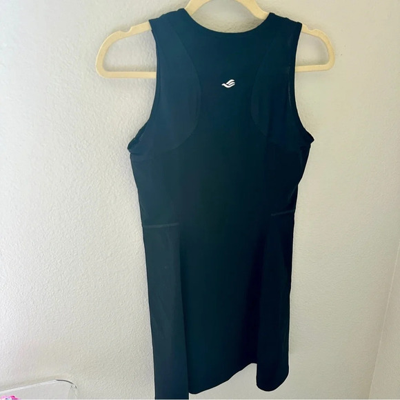 Graced by Grit Tennis Love Dress sz Small Black premium activewear run gym $118 - Picture 6 of 6
